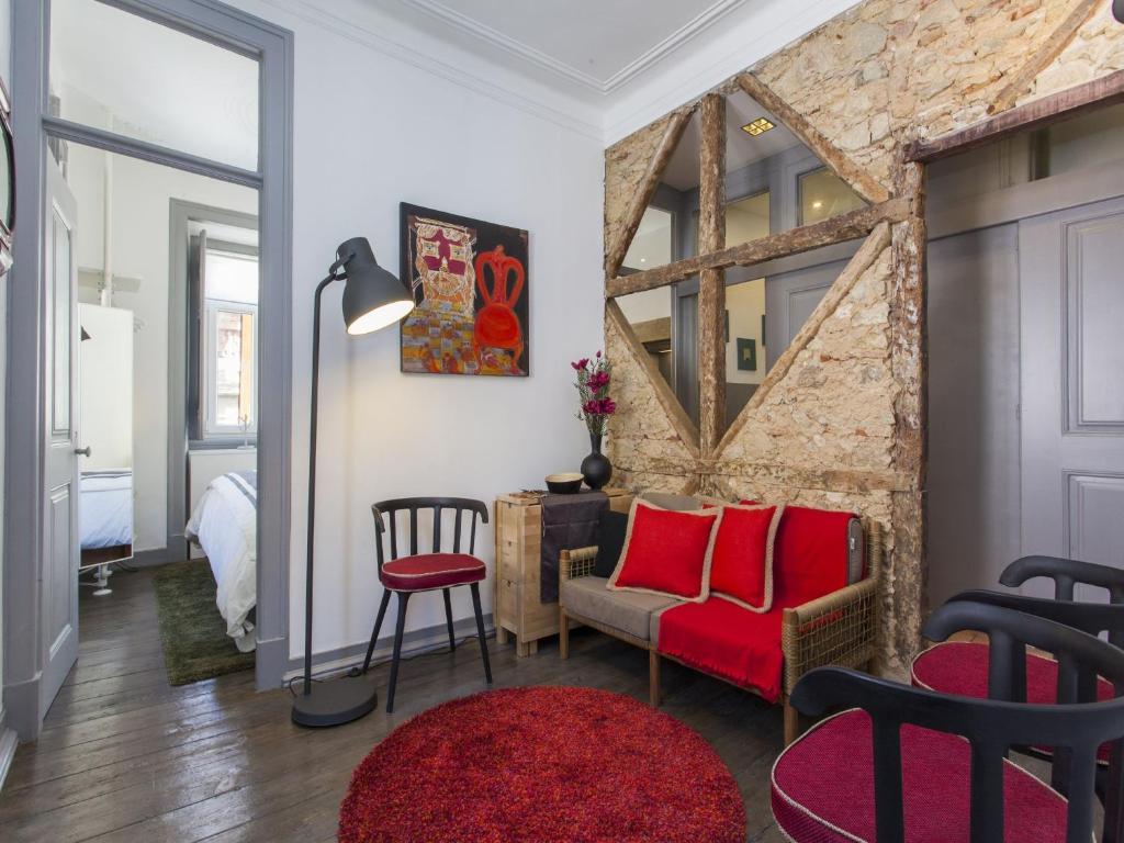 Historical Lisbon Apartments Rum bild